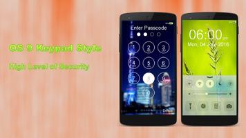 OS9 Lock Screen ảnh chụp màn hình 1