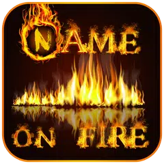 Скачать Fire Name Text APK