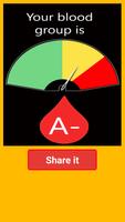 Blood Group Test Prank الملصق