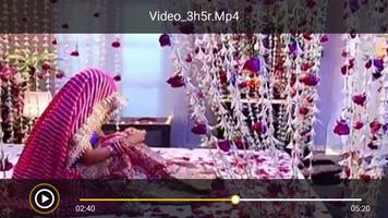 Shadi Ki Raat Ki Video Player HD capture d'écran 2