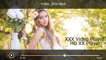 XXX Video Player - HD XX Player captura de pantalla 3