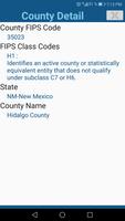USA FIPS County Code capture d'écran 3