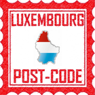 Luxembourg PostCode ไอคอน