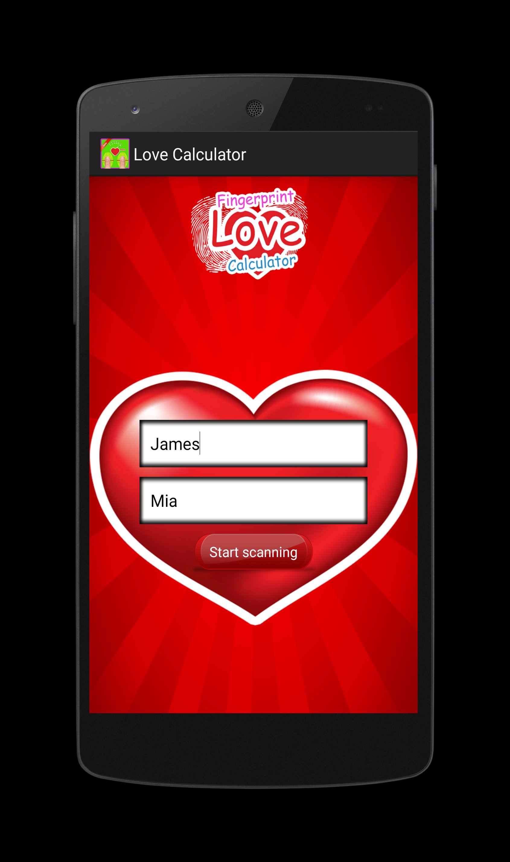 Fingerprint Love Scanner Test APK for Android Download