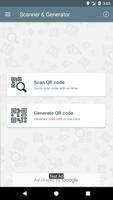 QR Code Scanner and Generator Affiche