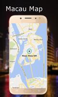 Macau Map Affiche