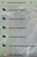 Kicau Anis Seram Gacor Fight पोस्टर