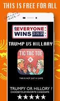 Trump Vs Hillary Tic Tac toe スクリーンショット 1