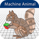 Juegos de colorear - Animal de máquina APK