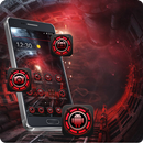 Red Machinery Tunnel Thema APK