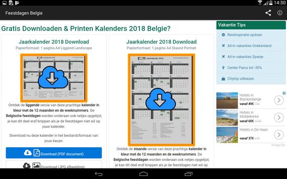 Feestdagen Schoolvakanties Belgie Kalender Pour Android