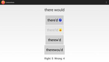 3 Schermata Contractions -English Language