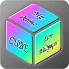 My Name Cube Live Wallpaper,Text Wallpaper Maker icon