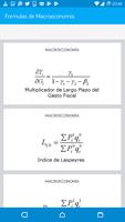 Formulas de Macroeconomía تصوير الشاشة 2