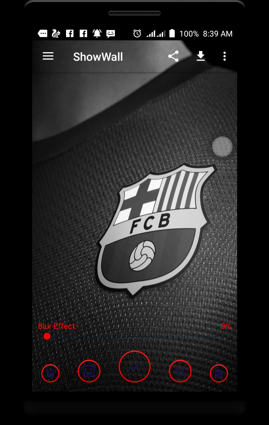 Android용 Fc Barcelona Wallpaper: Blur it & Black&White it APK 다운로드