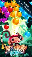 Monkey Pop - Bubble game Affiche