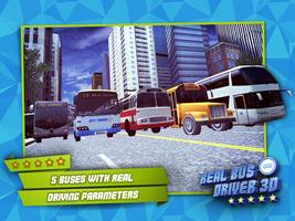 Real Bus Driver 3D captura de pantalla 1