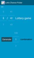 Lotto Chance Picker Poster