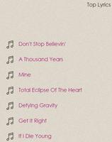 Best Of Glee Lyrics screenshot 1