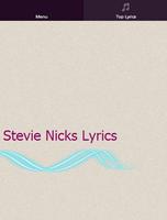 Stevie Nicks Lyrics poster