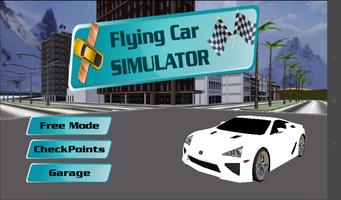 Flying Muscle Car 3d Simulator plakat