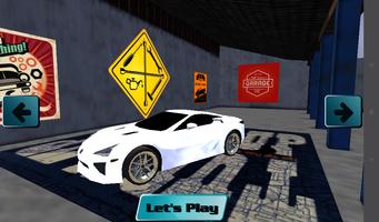 Flying Muscle Car 3d Simulator اسکرین شاٹ 3