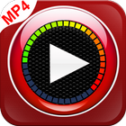 MP4 mobiplayer: auto bass booster video player icône
