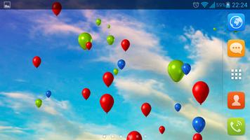 Balloons In Sky Live Wallpaper capture d'écran 3