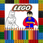 Coloring book for Super Legos icône
