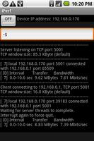 iPerf for Android screenshot 1