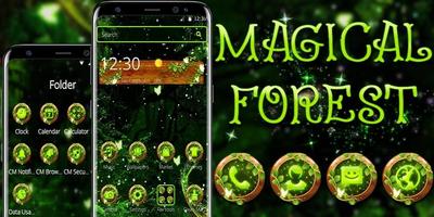 3 Schermata Magical Green Forest Theme