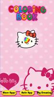 Kitty Cat Coloring Book Plakat
