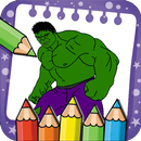 The incredible cHulk Hero Coloring Book APK