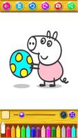 Pinky Pig Coloring Book स्क्रीनशॉट 2