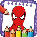 The amazing spider hero Coloring Book APK