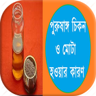 পুরুষাঙ্গ চিকন ও মোটা হওয়ার কারণ biểu tượng