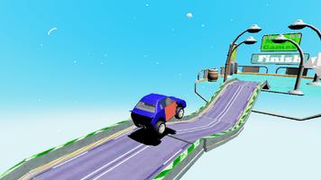 Stunt Car Cartoon Game poster