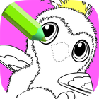 آیکون‌ Hatch animals coloring book