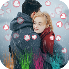 Heart Photo Effect Video Maker With Music icône