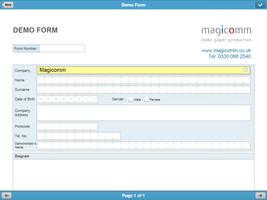 Magicomm DataForm capture d'écran 2