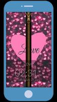 Magic Love Zipper Lock Screen Screenshot 3