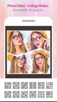 J Selfie Camera - Photo Collage & Youcam Editor پوسٹر