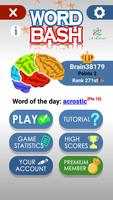 Poster Word Bash: Brain Game