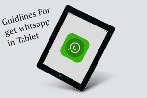 How get WhatsApp on Tablet-guideline 스크린샷 1