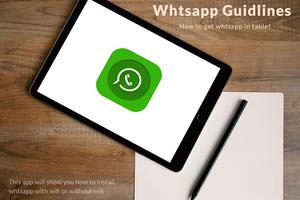 How get WhatsApp on Tablet-guideline 스크린샷 2