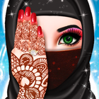 Royal Muslim Hijab Fashion Doll Dressup Salon آئیکن