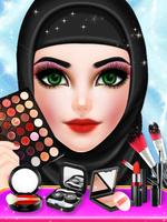 Royal Muslim Hijab Fashion Doll Dressup Salon poster