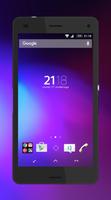 Theme eXp - Purple Blur captura de pantalla 2