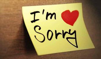 Sorry Images Affiche