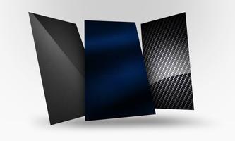 Black Carbon Fiber Theme Wallpapers Affiche